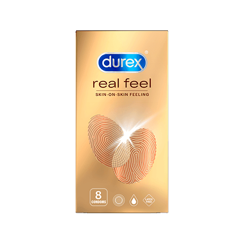 Durex Real Feel Condoms 8 non-latex condoms