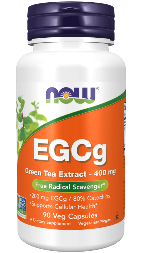 now EGCg, Green Tea Extract, 400 mg 90 Veg Capsules