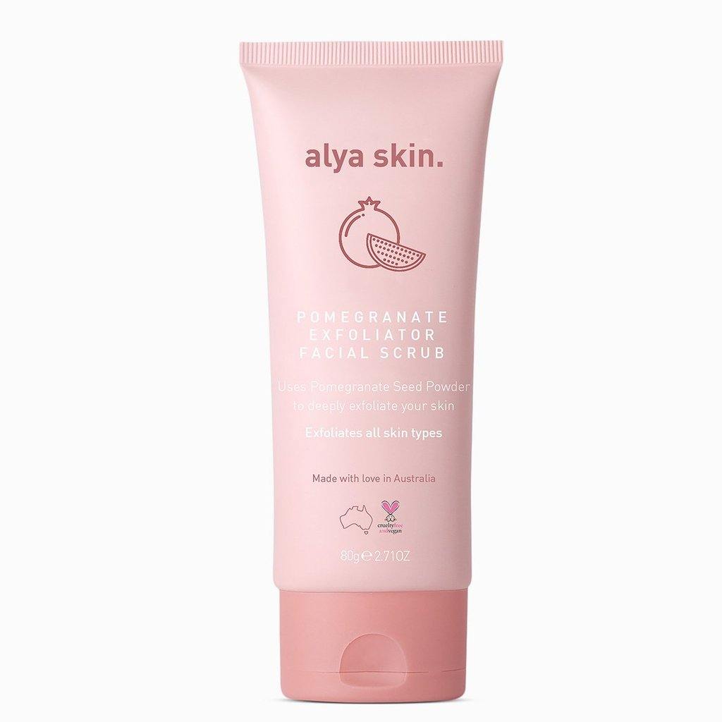 ALYA SKIN Pomegranate Facial Exfoliator facial Scrub 80g