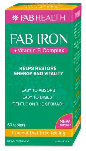 FAB IRON 60 tablets - DominionRoadPharmacy