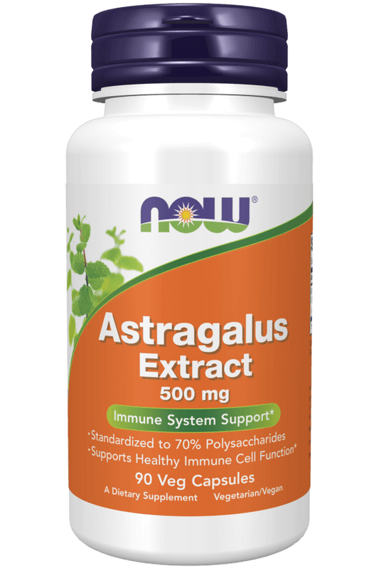 now Astragalus Extract 500mg 90 Veg Capsules