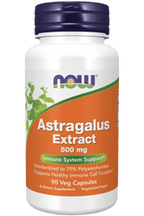 now Astragalus Extract 500mg 90 Veg Capsules