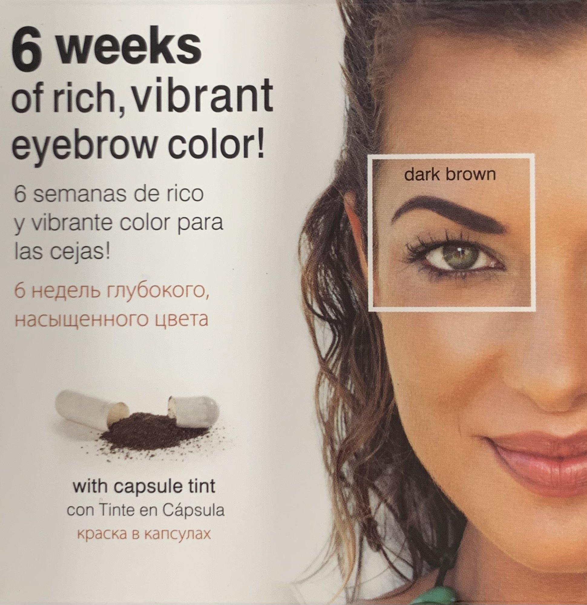 Godefroy Instant Eye Brow Tint Kit 6 Weeks Dark Brown