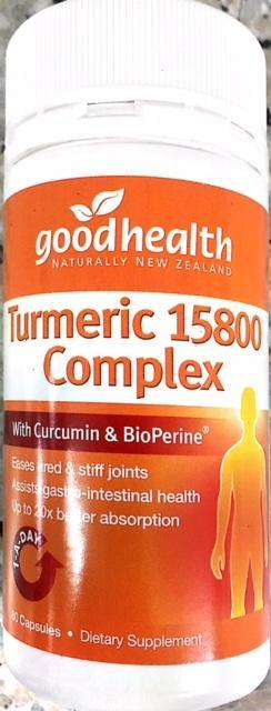 Good Health Turmeric 15800 Complex 60 capsules - DominionRoadPharmacy