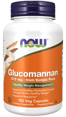 now Glucomannan 575 mg 180 Veg Capsules