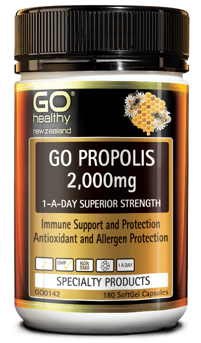 Go Healthy Propolis 2,000MG 180 Capsules