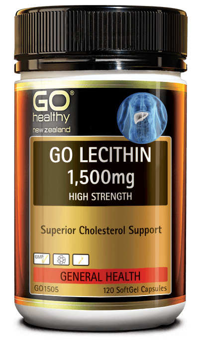 Go Healthy Lecithin 1,500MG 120 capsules