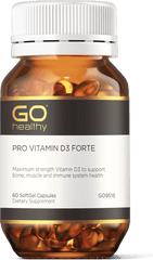 Go Healthy PRO VITAMIN D3 FORTE 60 s0ftgel capsules