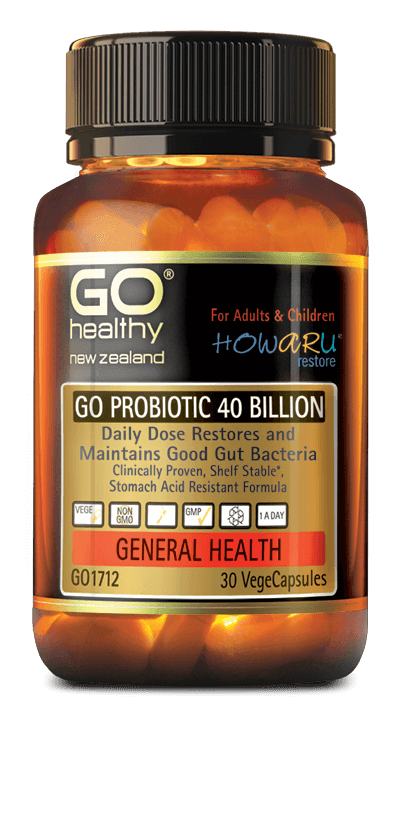 GO HEALTHY Go Probiotic 40 Billion 30 Caps - DominionRoadPharmacy