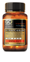 GO HEALTHY Go Probiotic 40 Billion 30 Caps - DominionRoadPharmacy