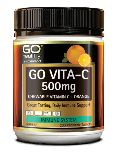 GO VITA-C 500MG ORANGE 200 chewable tablets