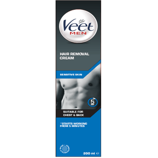 Veet Men Hair Removal Cream Sensitive Skin 200ml