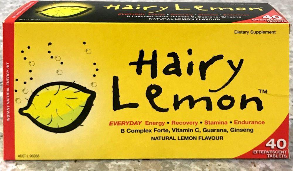 Hairy Lemon 40 effervescent tablet - DominionRoadPharmacy