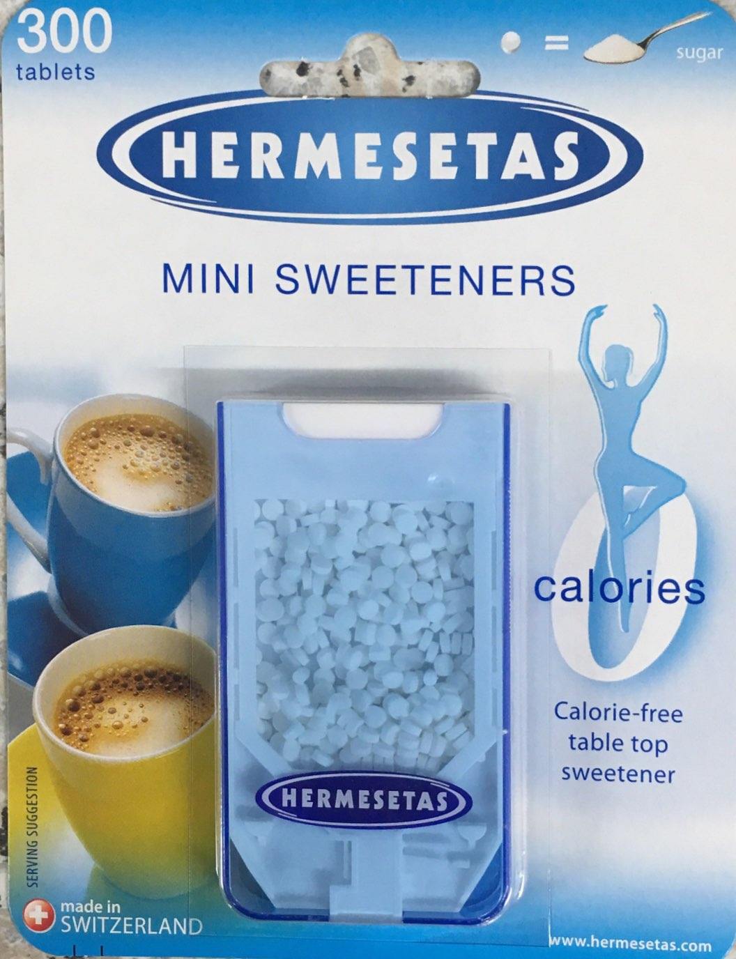 Hermesetas Mini Sweeteners 300's 2 pack - DominionRoadPharmacy