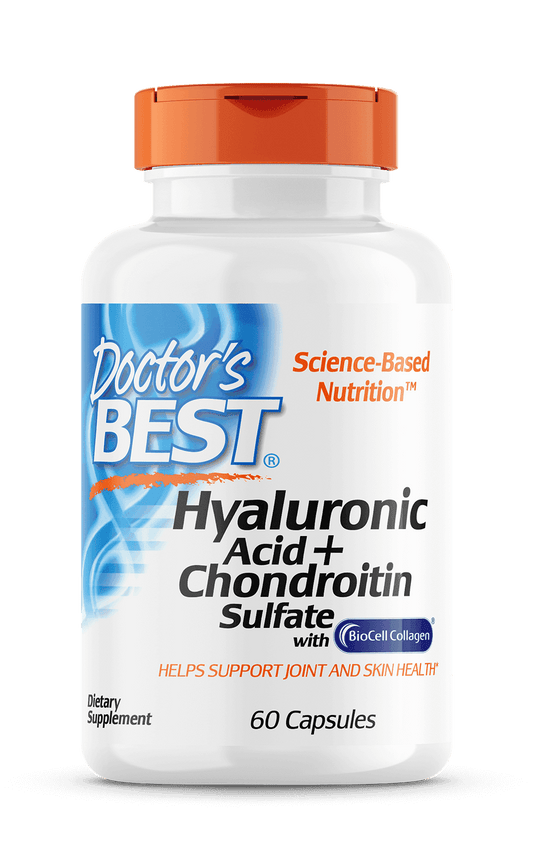 Doctor's Best Hyaluronic Acid + Chondroitin Sulfate 60 Capsules