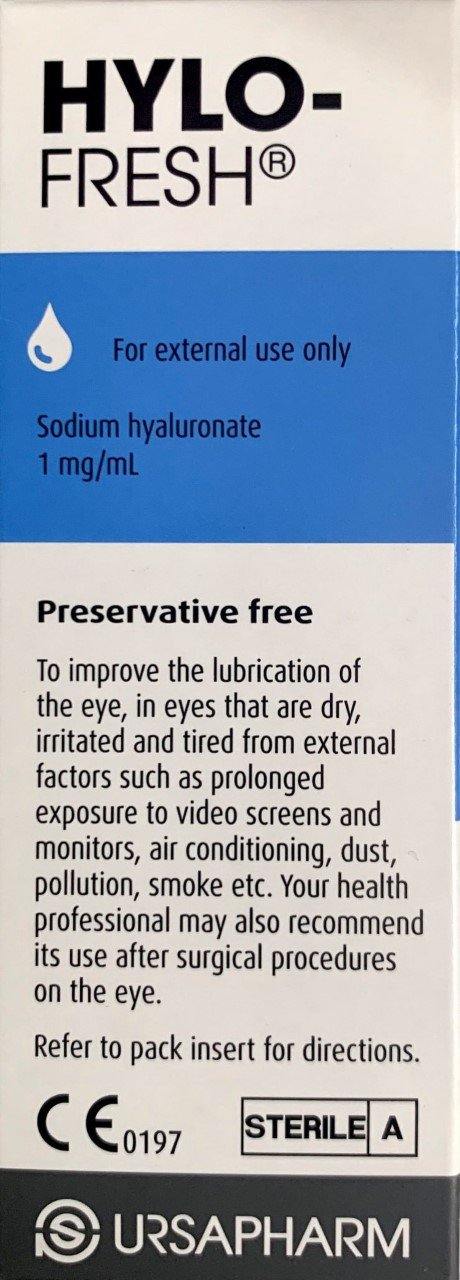 HYLO-Fresh Lubricating Eye drops 10ml - DominionRoadPharmacy