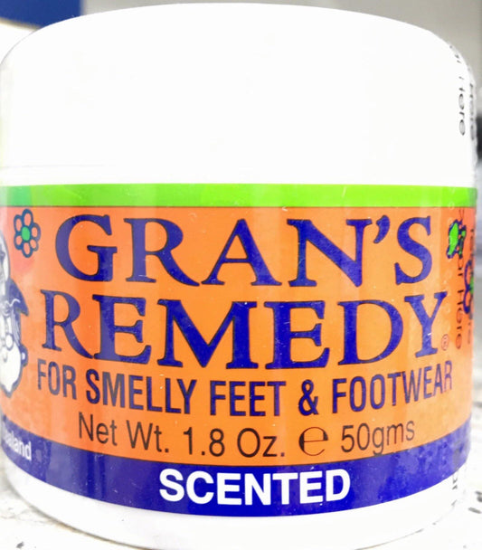 Grans Remedy for Smelly feet & footwear Scented 50 gm - DominionRoadPharmacy