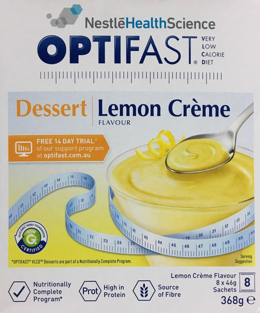 Optifast VLCD Dessert Lemon Creme 53 gm x 8