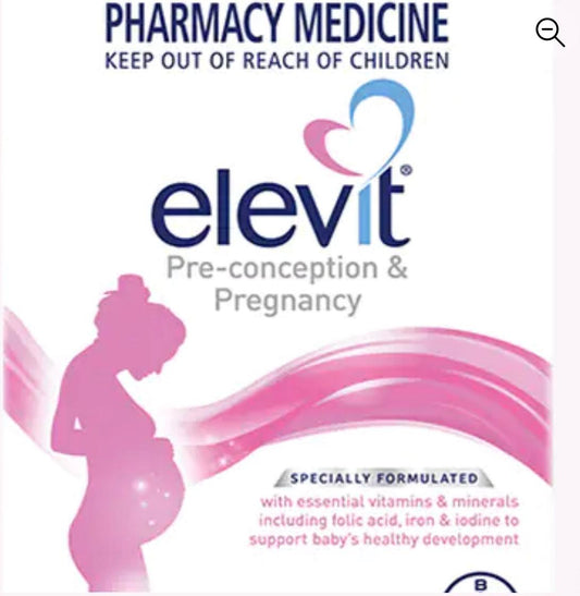 Elevit Pre-conception &amp; pregnancy multivitamin 100 tablets - Pharmacy Medicine