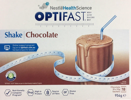 Optifast Milkshake - Chocolate 18 x 53 gm