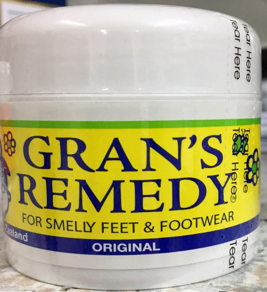 Grans Remedy for smelly feet & footwear Original 50 gm - DominionRoadPharmacy