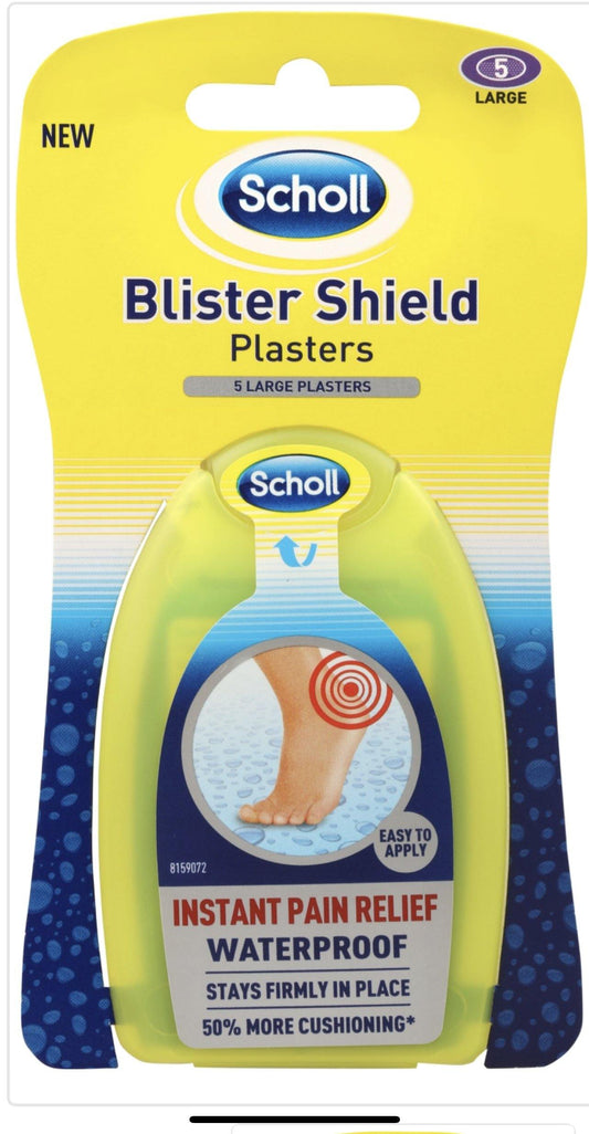 Scholl Blister Shield Plasters Large 5 Pack
