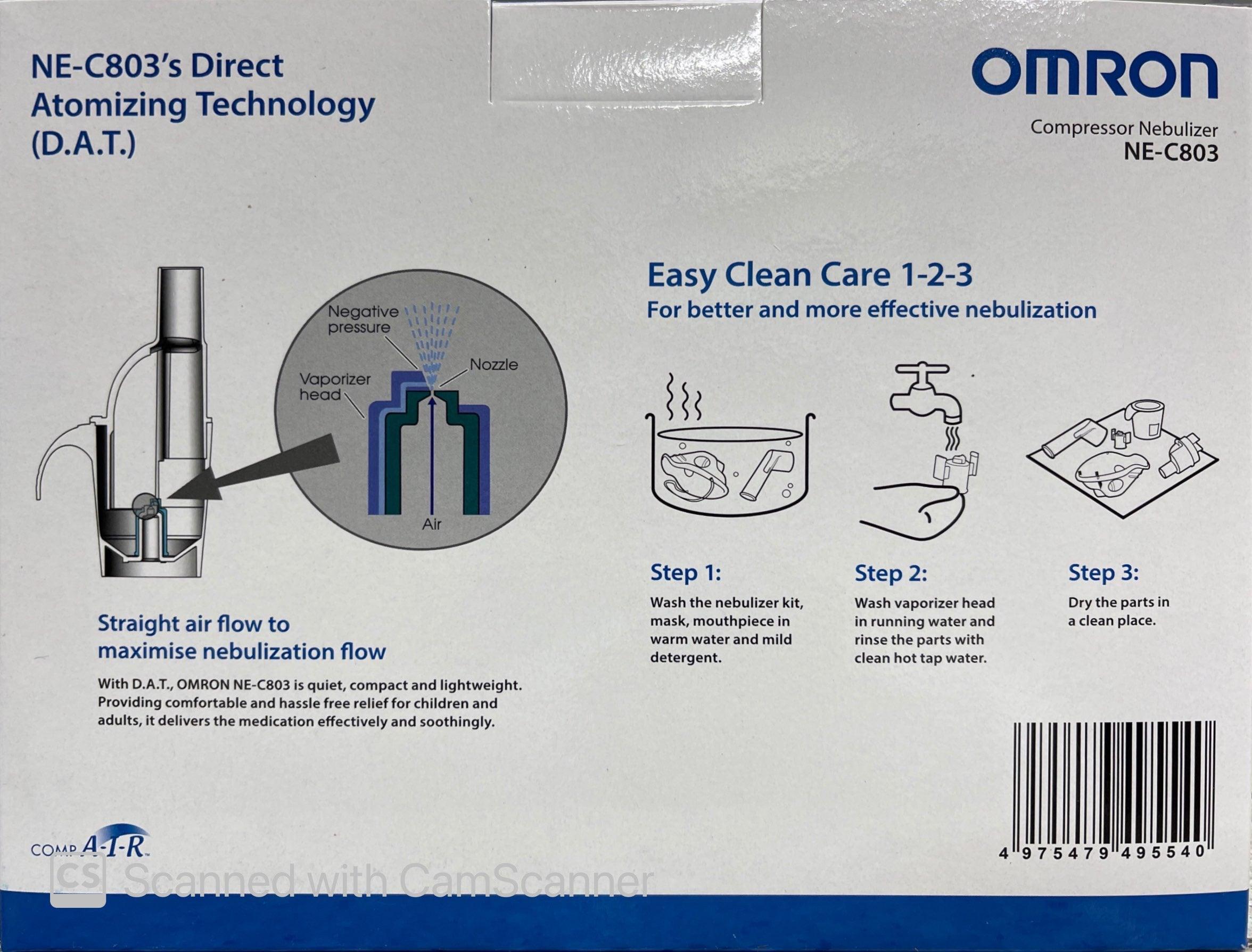 Omron Compressor Nebuliser NEC803