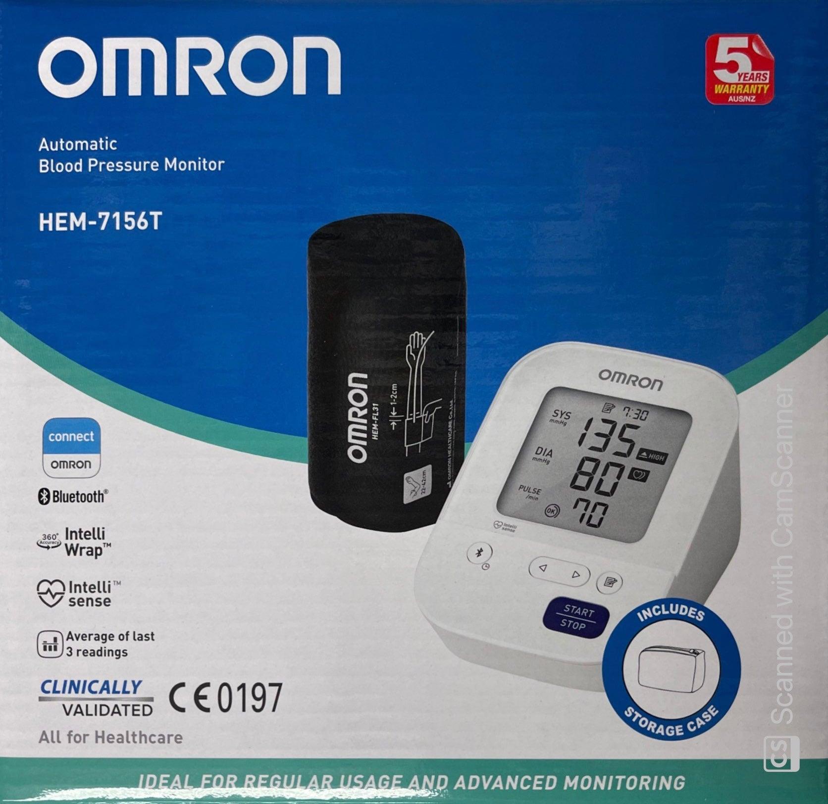 Omron Automatic Blood Pressure BP Monitor HEM 7156T