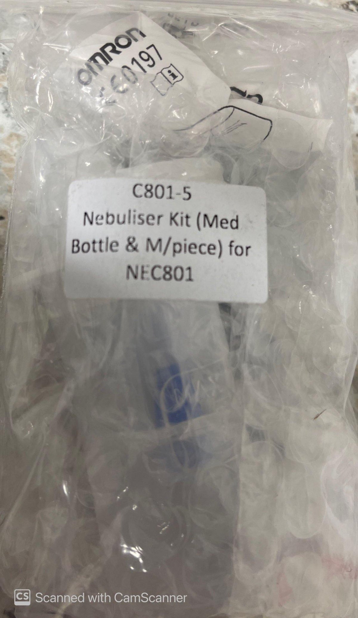 Omron NEC 801 Nebuliser kit( Med bottle &amp; M/piece)