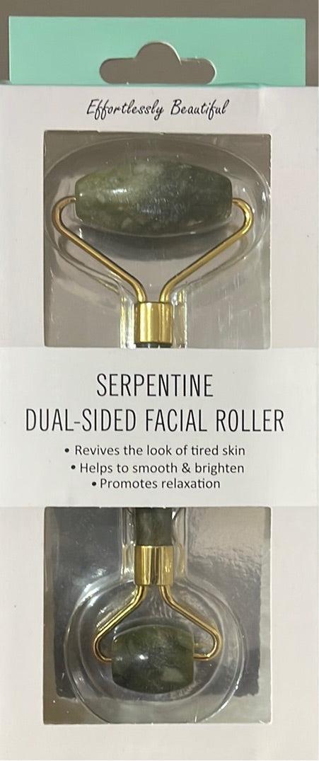 Serpentine dual side facial roller