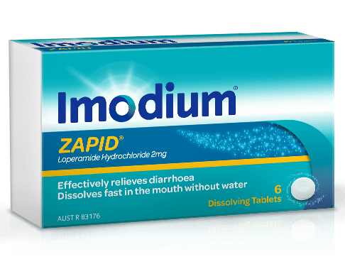 Imodium ZAPID 6 TABLETS