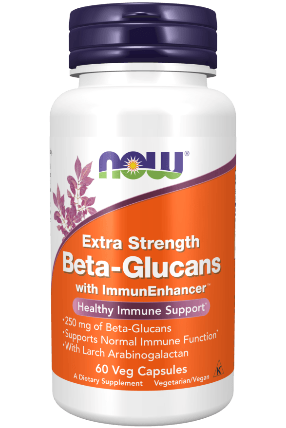 now Beta_Glucans, Extra Strength 250mg 60 veg capsules