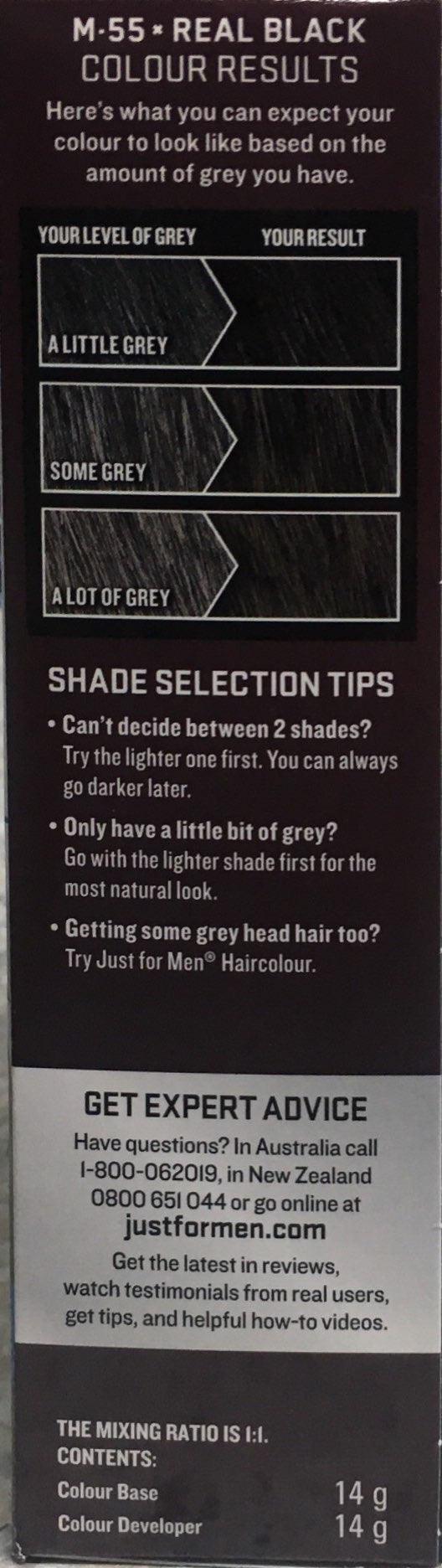 Just For Men Beard&Moustache Real Black Hair Colour - DominionRoadPharmacy