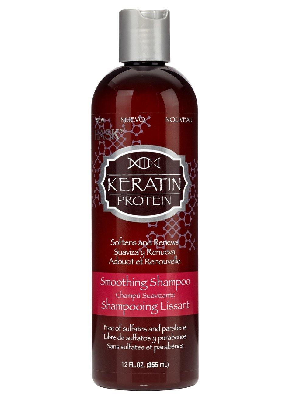 Hask Keratin Protein Smoothing Shampoo 355ml - DominionRoadPharmacy