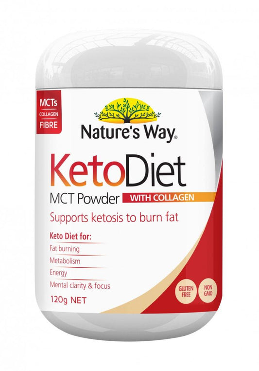 Nature's Way Keto Diet MCT Powder with Collagen 120gm
