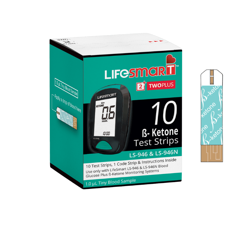 Lifesmart Blood Ketone Test Strips 10