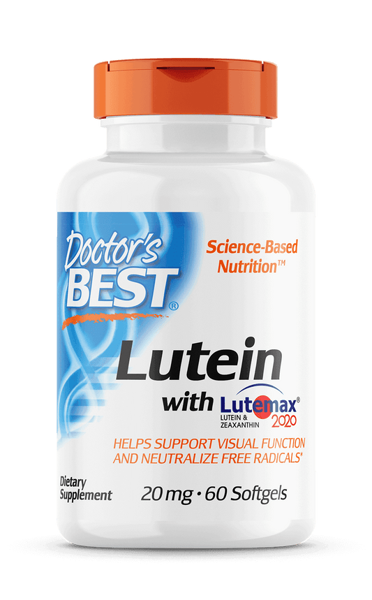 Doctor's best Lutein with Lutemax 20g 60 softgel capsules