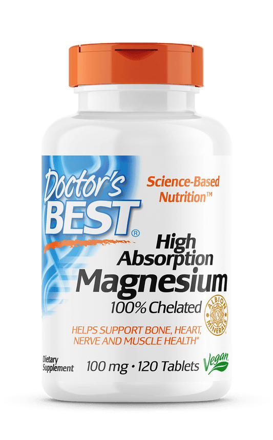 Doctor's Best High Absorption Magnesium Capsules 120