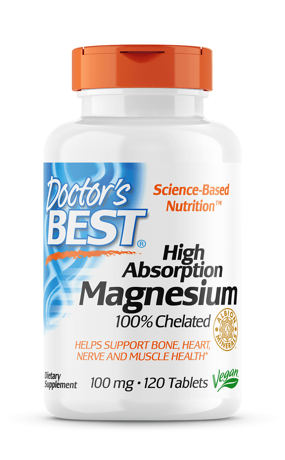 Doctor's Best High Absorption Magnesium Capsules 120