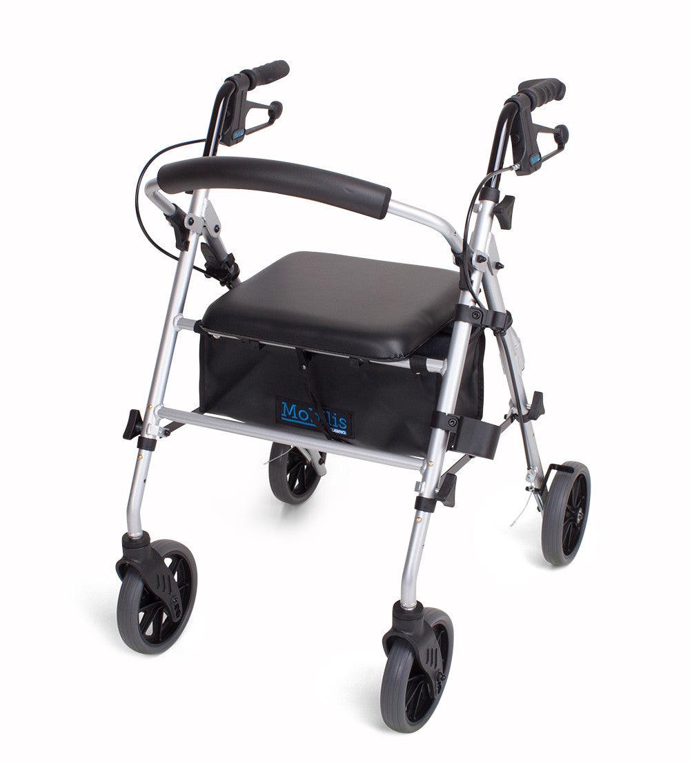 Mobilis Plus walking frame - silver