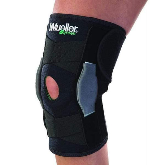 Mueller Green Adjustable Hinged Knee Brace Universal - DominionRoadPharmacy