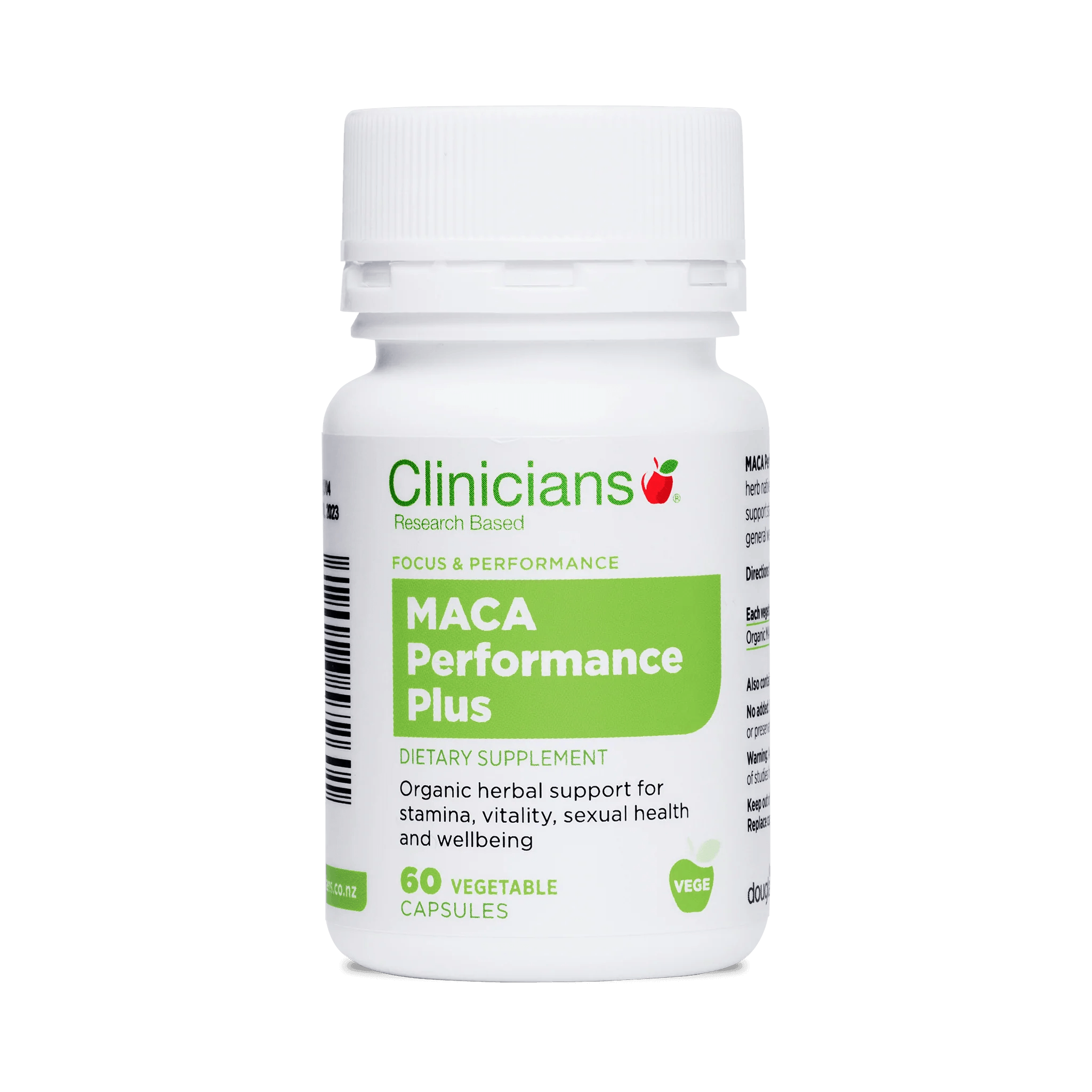 Clinicians MACA Performance  Plus 60 Vege Caps