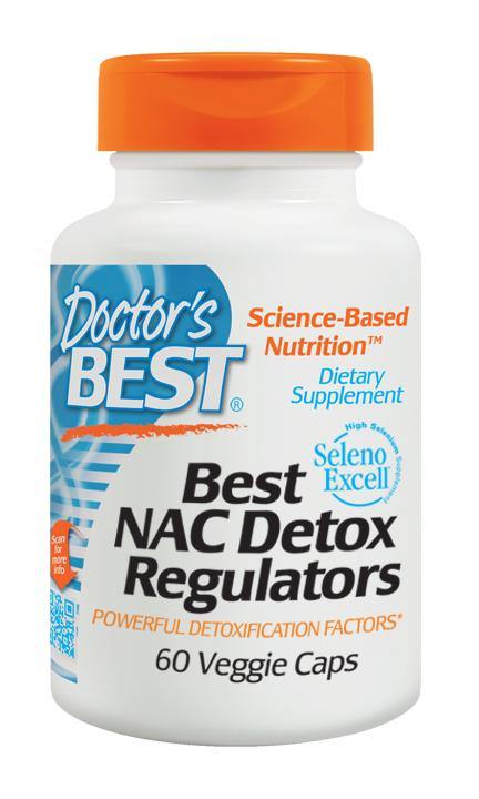 Doctor's Best NAC Detox Regulators 60 Veggie Caps - DominionRoadPharmacy