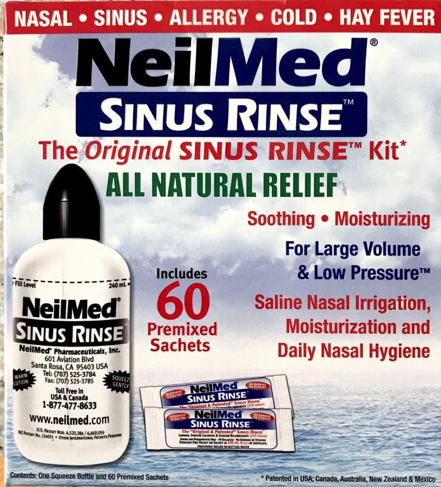 Neilmed Sinus Rinse kit 240 ml ( 60 Sachets)