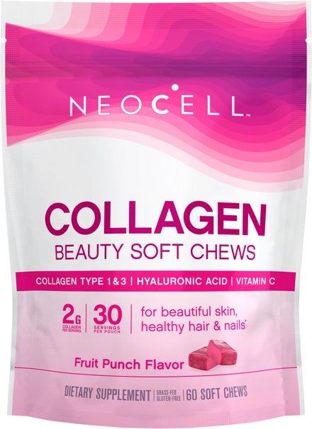 Neocell Collagen Beauty Bursts Soft Chews 60 Fruit Punch Flavour