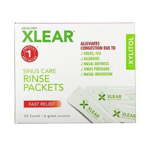 Xlear Xylitol &amp; Saline Sinus Care Refill Solution 20 Packets