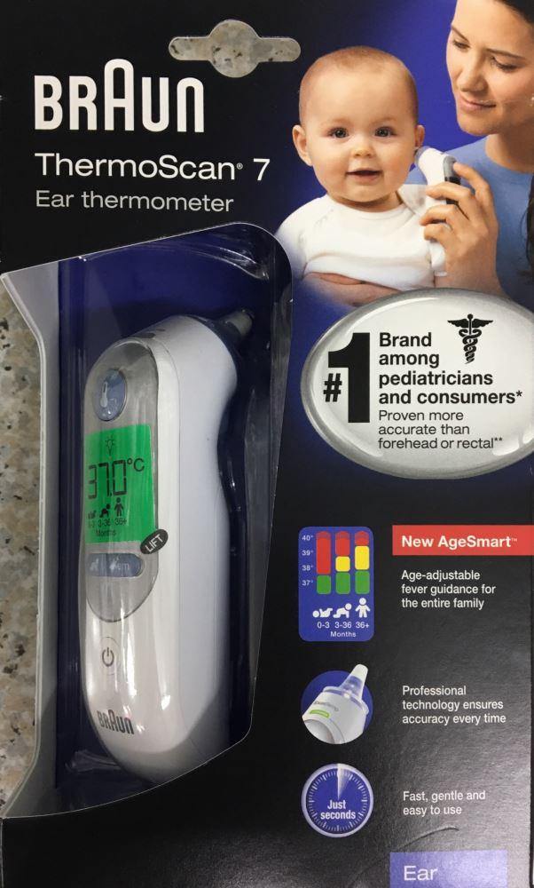 Braun Thermoscan 7 Ear Thermometer New AgeSmart IRT6520 Brand New - DominionRoadPharmacy