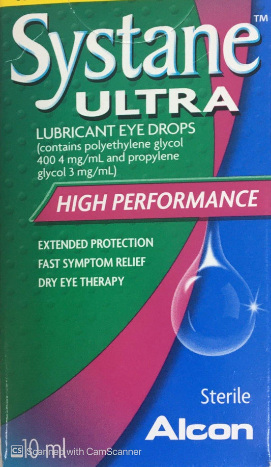 Systane Ultra Lubricating Eye drops 10 ml