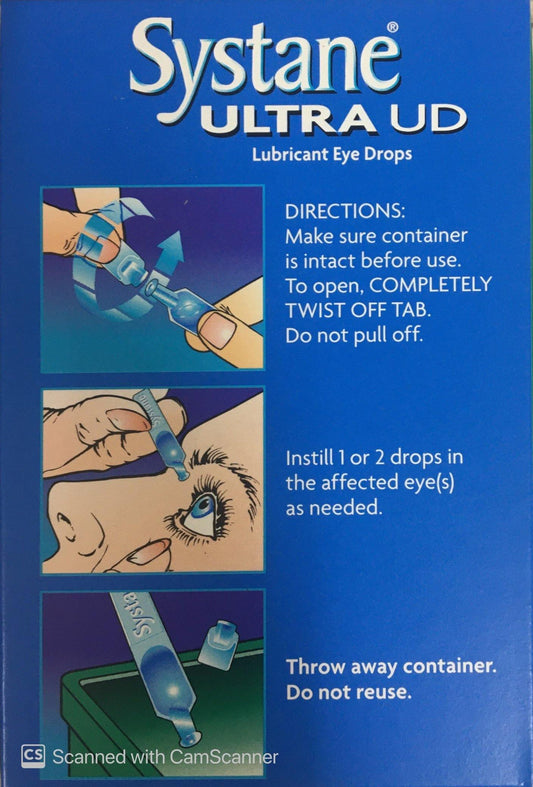 Systane Ultra Lubricating Eye Drops 24 Vials