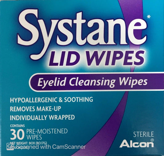 Systane Eye Lid Cleansing Wipes 30 pack